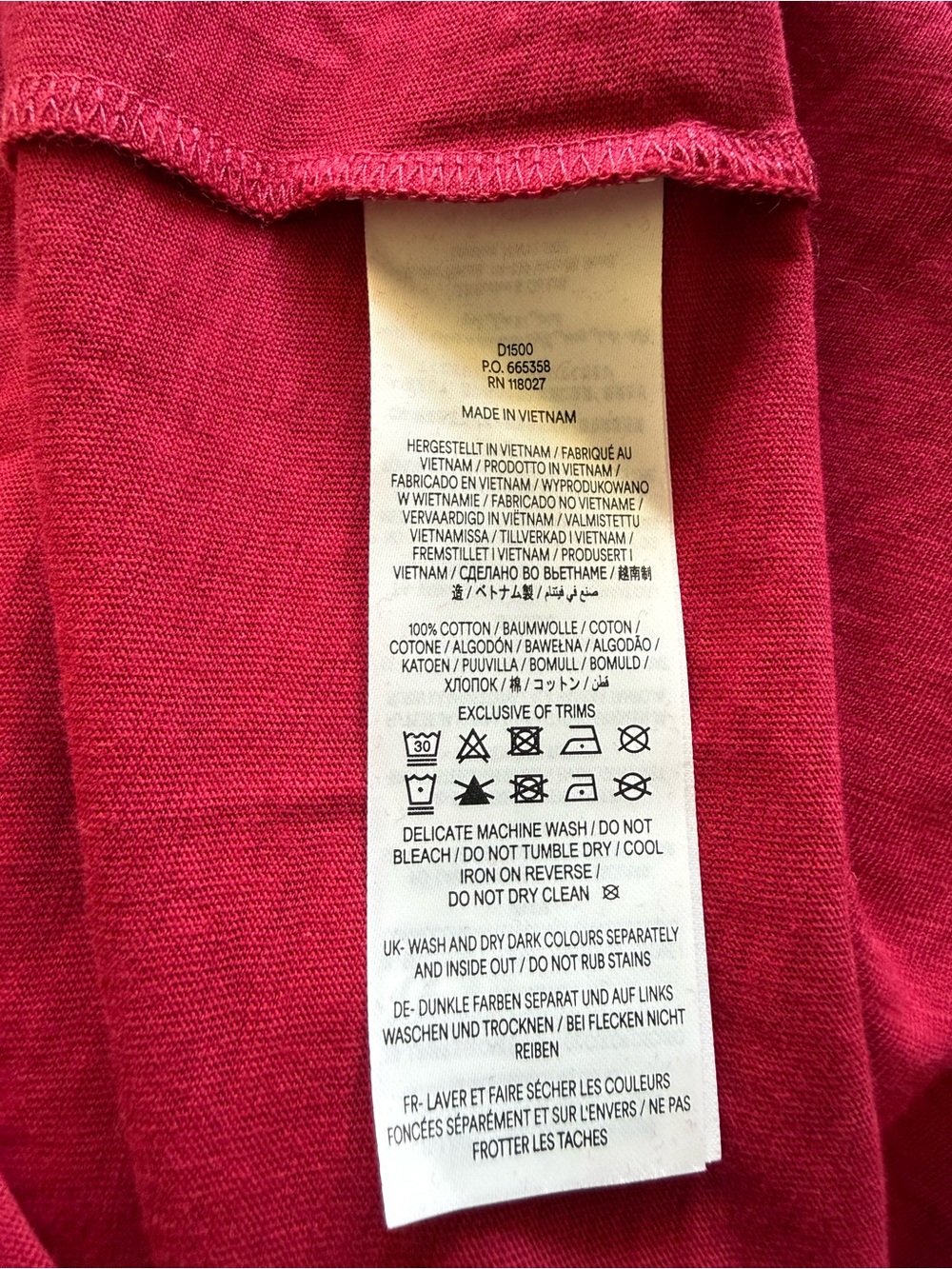 NWT Boden Tala Tiered Jersey Maxi Dress in Pomegranate Size 16/18 - Picture 9 of 9